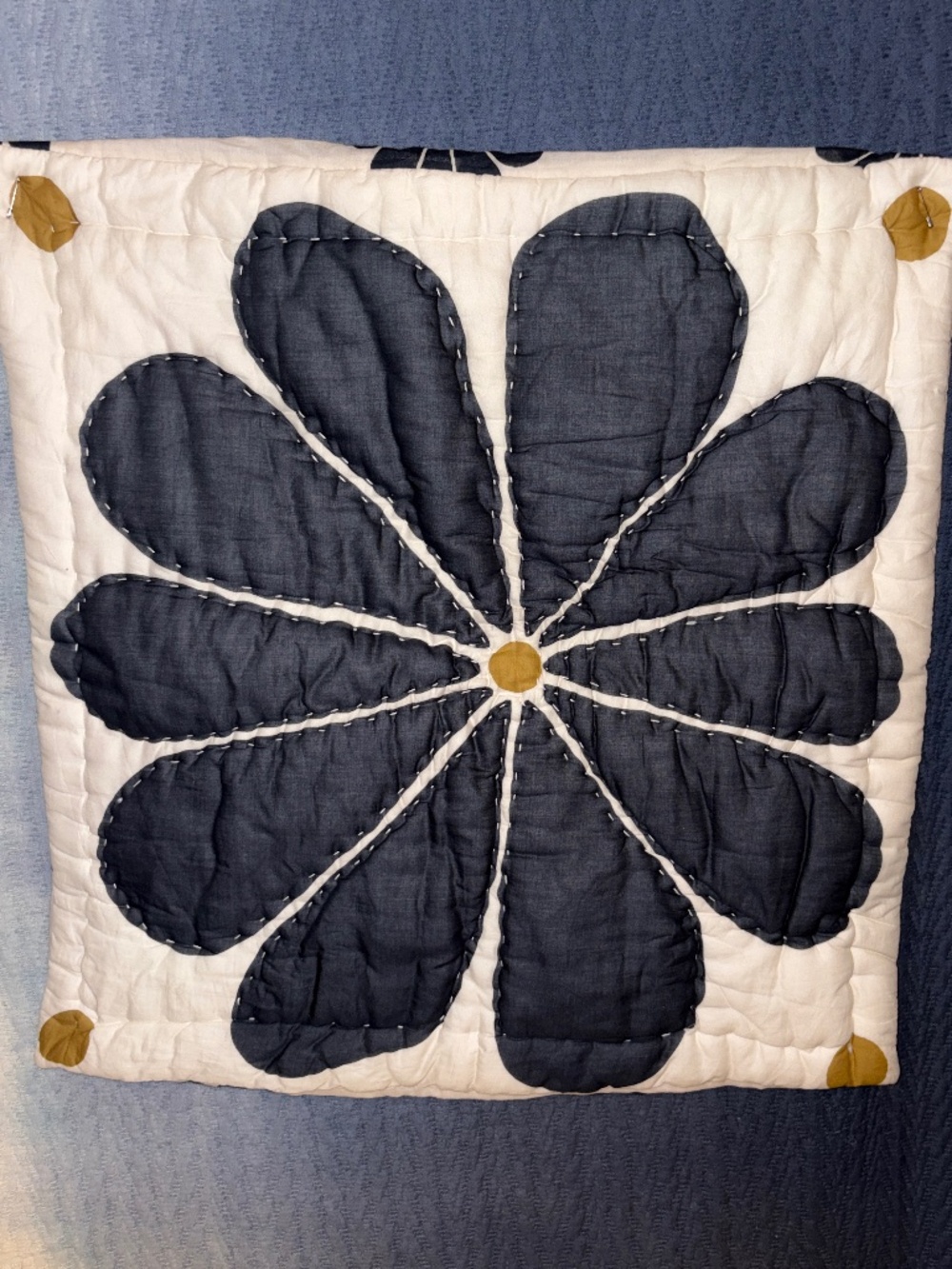 Anthropologie McKenzie Parrot Euro Sham Single